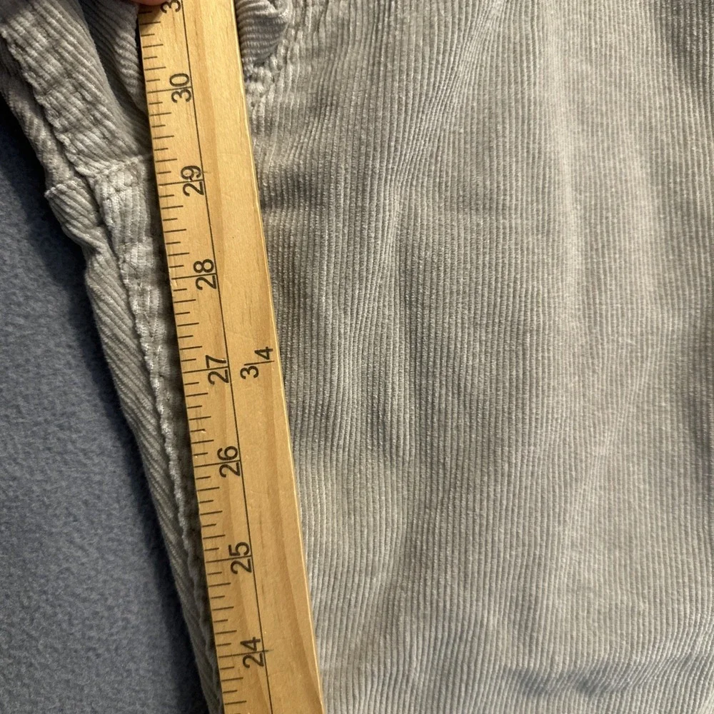 VTG Y2K Gap Boot Fit Corduroy Pants Mens 34x30 Beige Baggy Hipster Grunge Casual - Picture 8 of 9